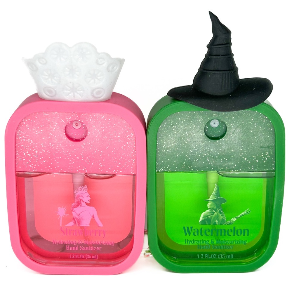Wicked Glinda and Elphaba, Strawberry and Watermelon Hand Sanitizer